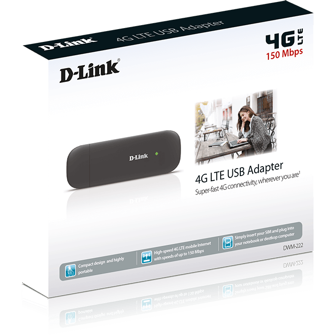 790069473852 D-Link DWM-222 4G LTE USB Adapter - Rejsemodem Computer & IT,Netværk,Modem 2190010977 DWM-222