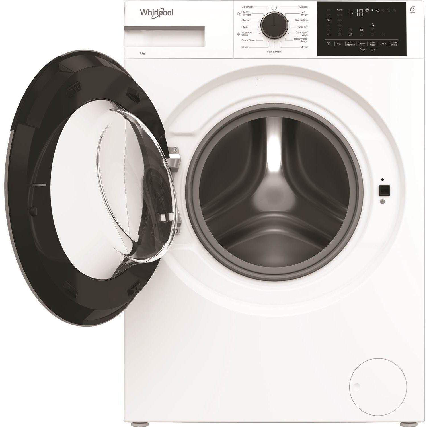 8003437065590 Whirlpool WSPM 86WB EE - Frontbetjent vaskemaskine Hvidevarer,Vaskemaskine,Frontbetjente vaskemaskiner 2190012402 WSPM 86WB EE
