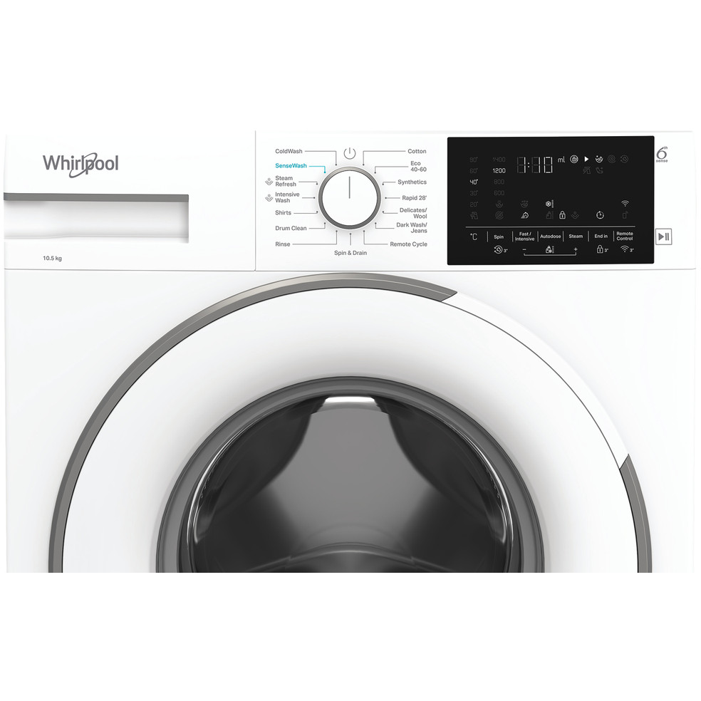 8003437065651 Whirlpool SM 06W EE - Frontbetjent vaskemaskine Hvidevarer,Vaskemaskine,Frontbetjente vaskemaskiner 2190012550 SM 06W EE