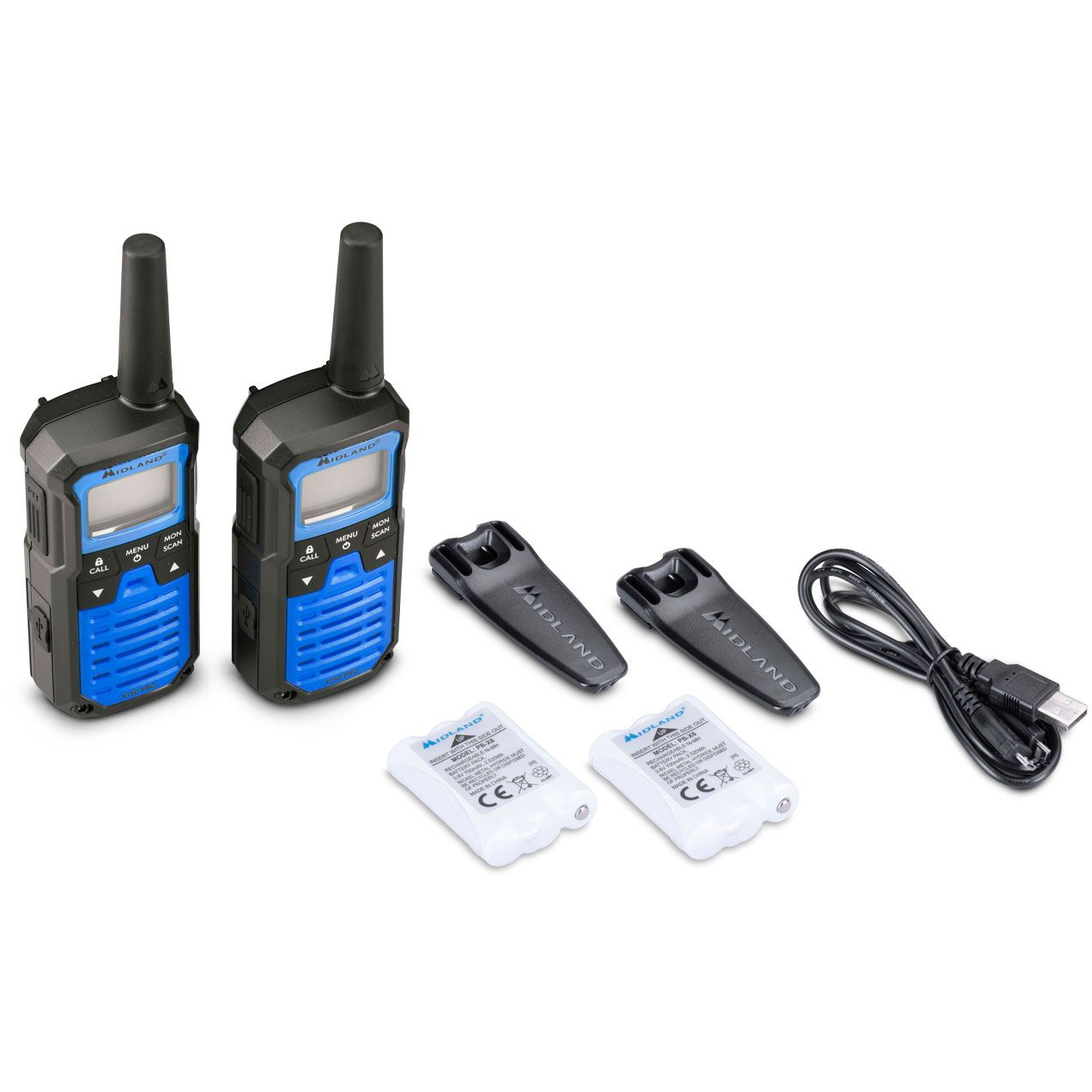 8011869203893 MIDLAND XT50 Pro Duo Black/Blue - Walkie Talkie Hus & Have,Smart Home,Diverse 15000001910 C1464