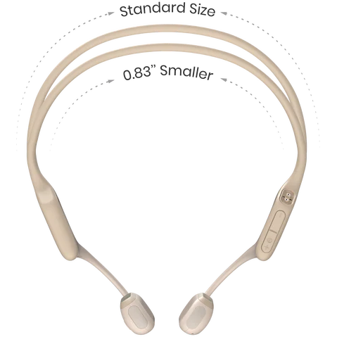 810092674207 SHOKZ OpenRun Pro Mini Beige - Bone Conduction open-ear head TV & HIFI,Hovedtelefoner,In-ear hovedtelefoner 15800000860 S811-MN-BG