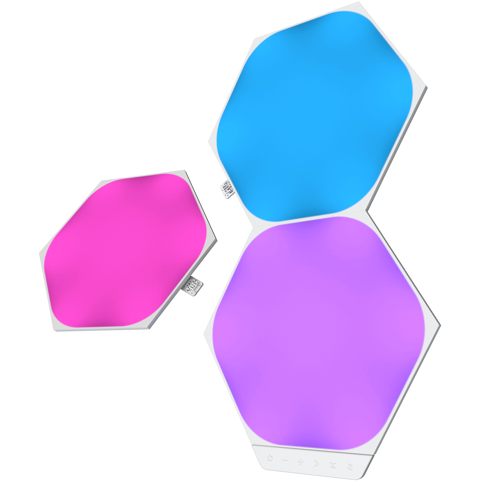 840102700633 Nanoleaf Shapes Hexagons Expansion Pack 3PK Hus & Have,Smart Home,Smart belysning 15600002750 NL42-0001HX-3PK