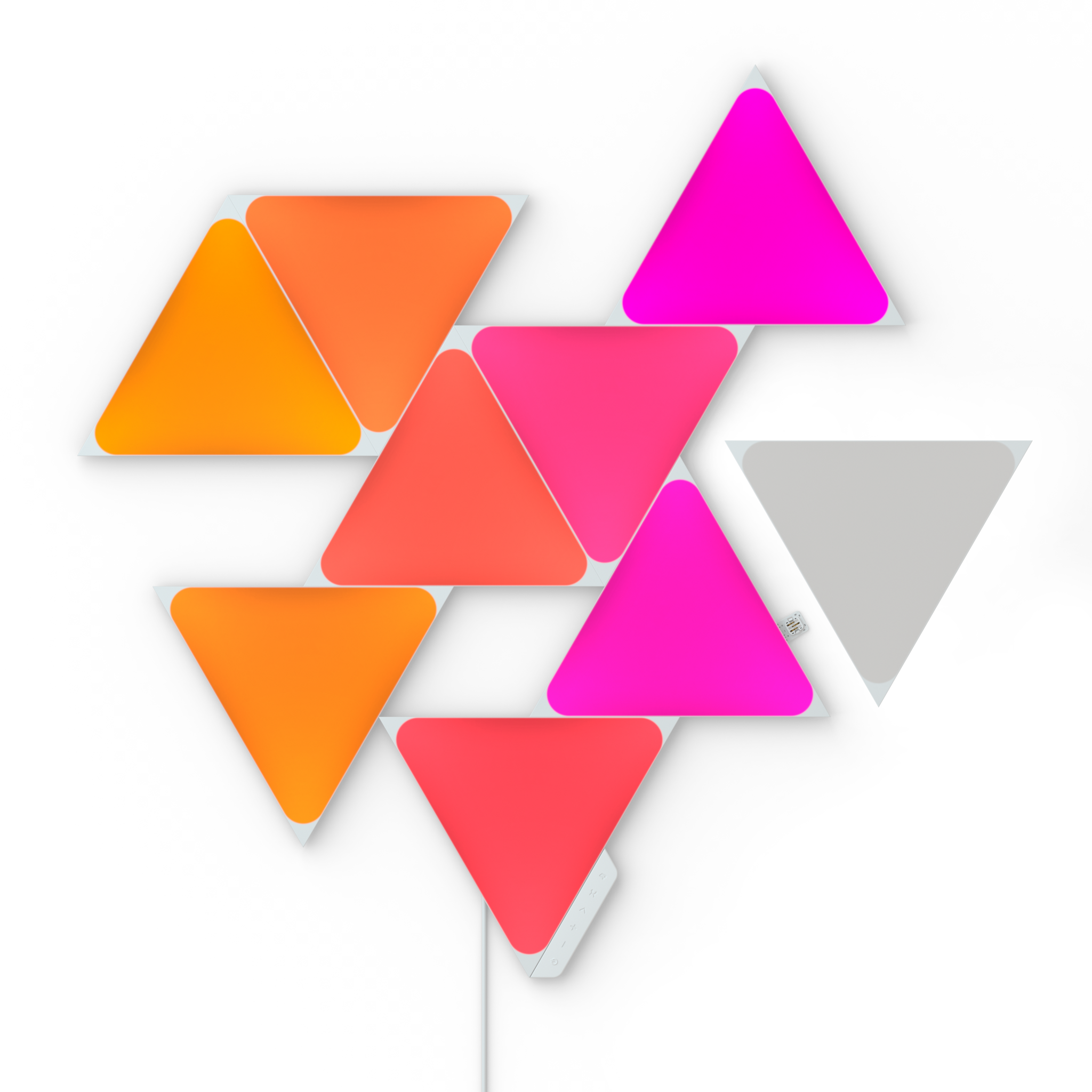 840102701777 Nanoleaf Shapes Triangles Starter Kit 9PK Hus & Have,Smart Home,Smart belysning 15600002830 NL47-0002TW-9PK
