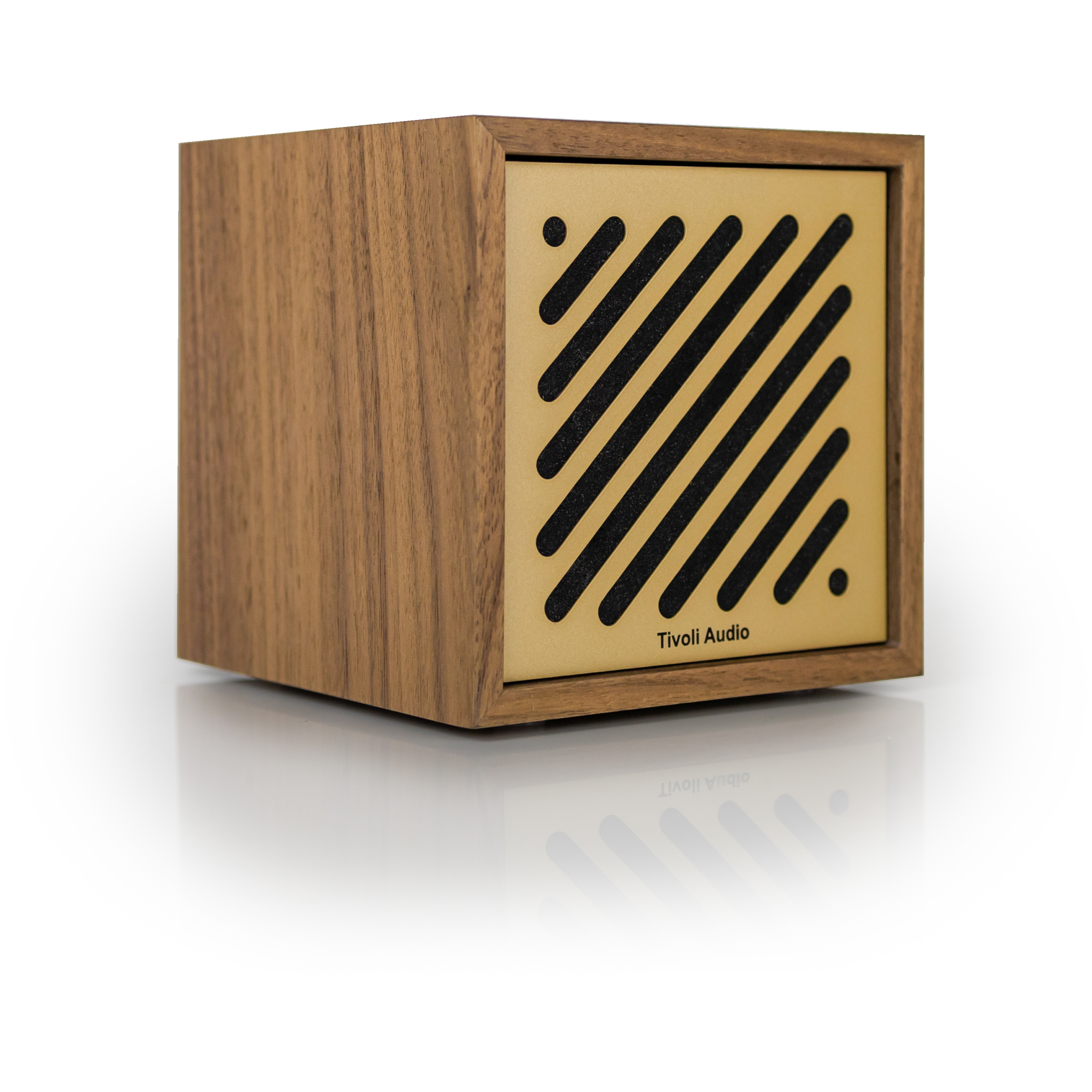 850070430029 Tivoli Audio Boutiqe bluetooth højttaler, walnut/gold TV & HIFI,Trådløs lyd,Bluetooth højttalere 15400001320 BTQE-3002-UNL
