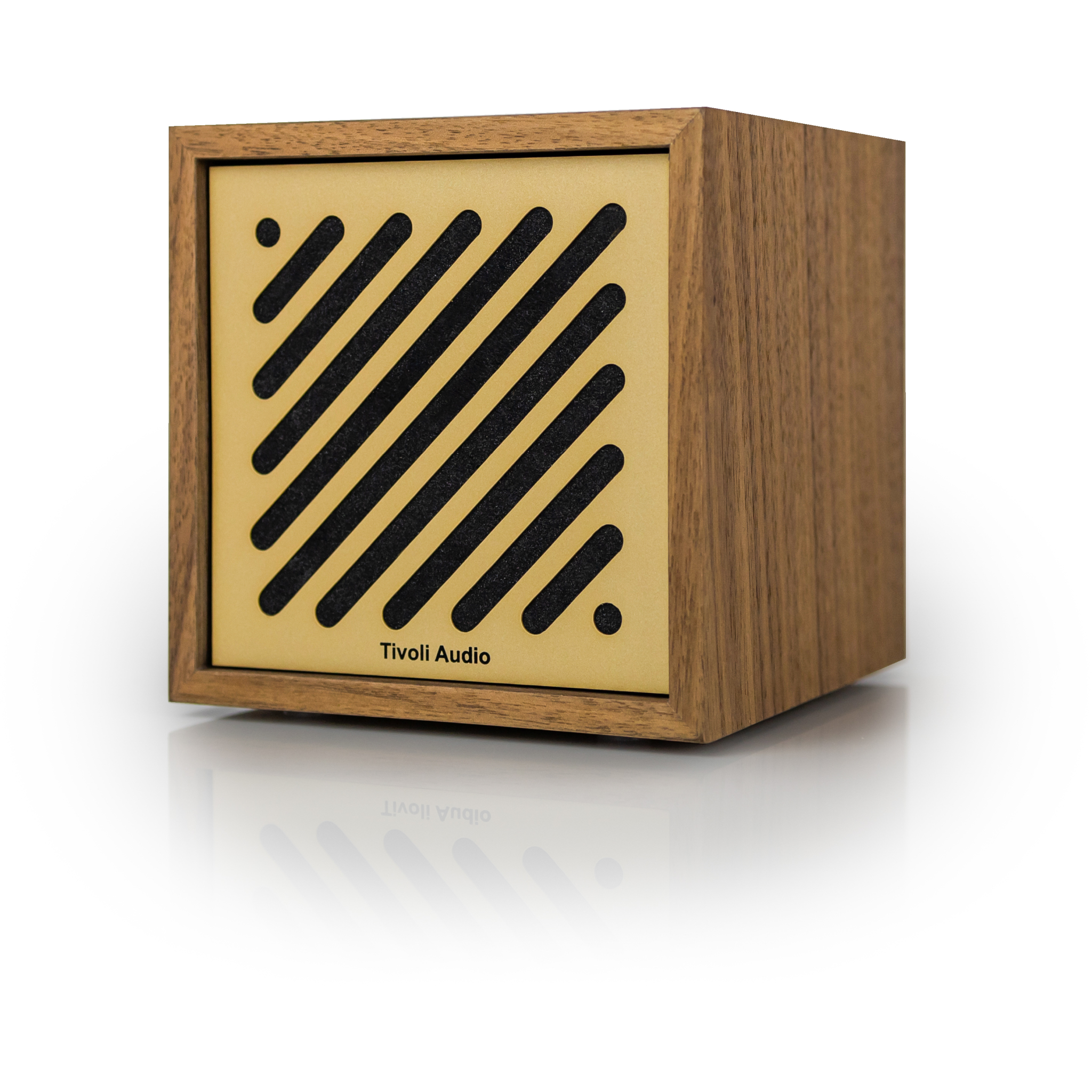 850070430029 Tivoli Audio Boutiqe bluetooth højttaler, walnut/gold TV & HIFI,Trådløs lyd,Bluetooth højttalere 15400001320 BTQE-3002-UNL