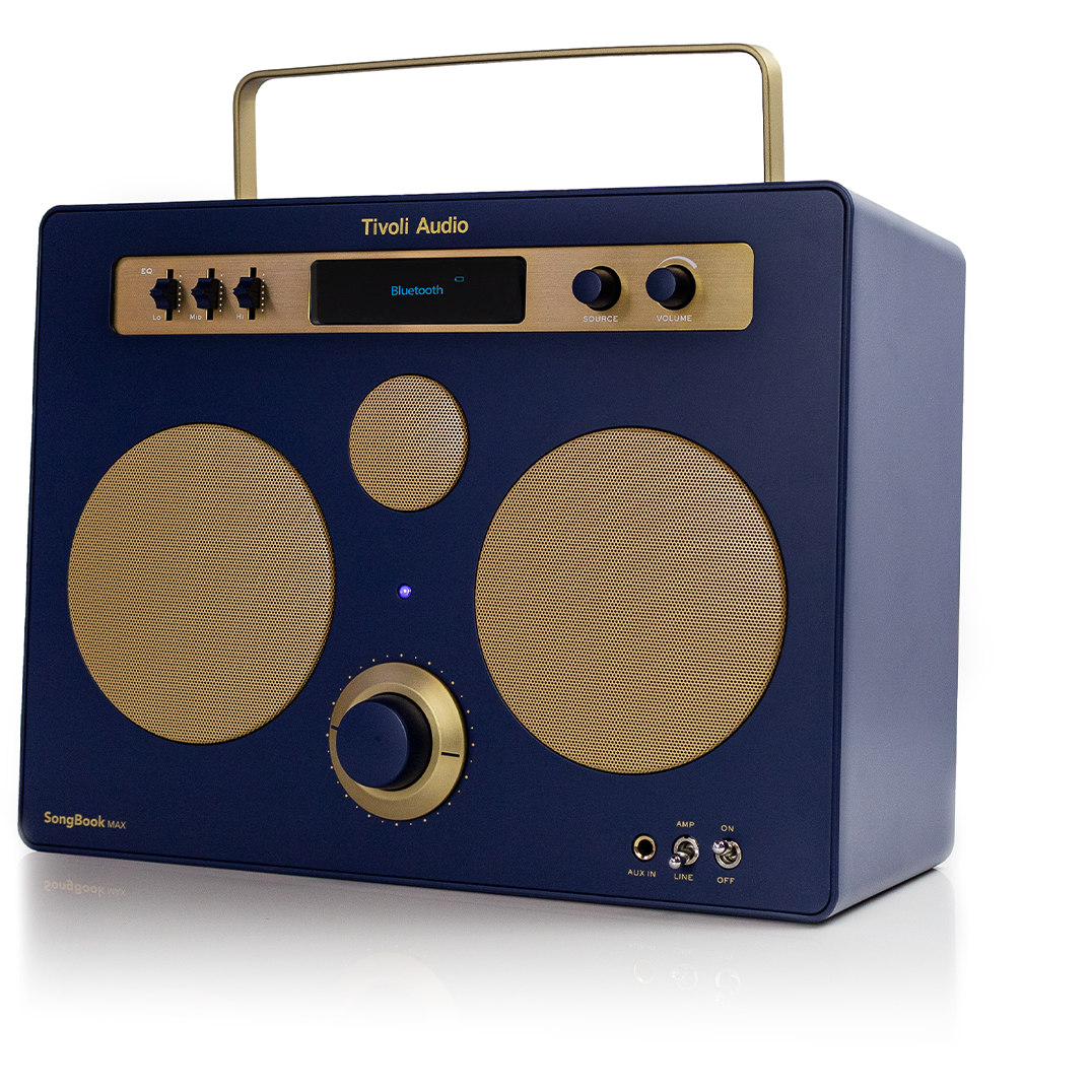 850070430296 Tivoli Audio SongBook MAX, blue - Analog EG/AUX In/DAB+/FM/F TV & HIFI,Lyd,DAB radioer 15400001220 SBMP-3029-ROW