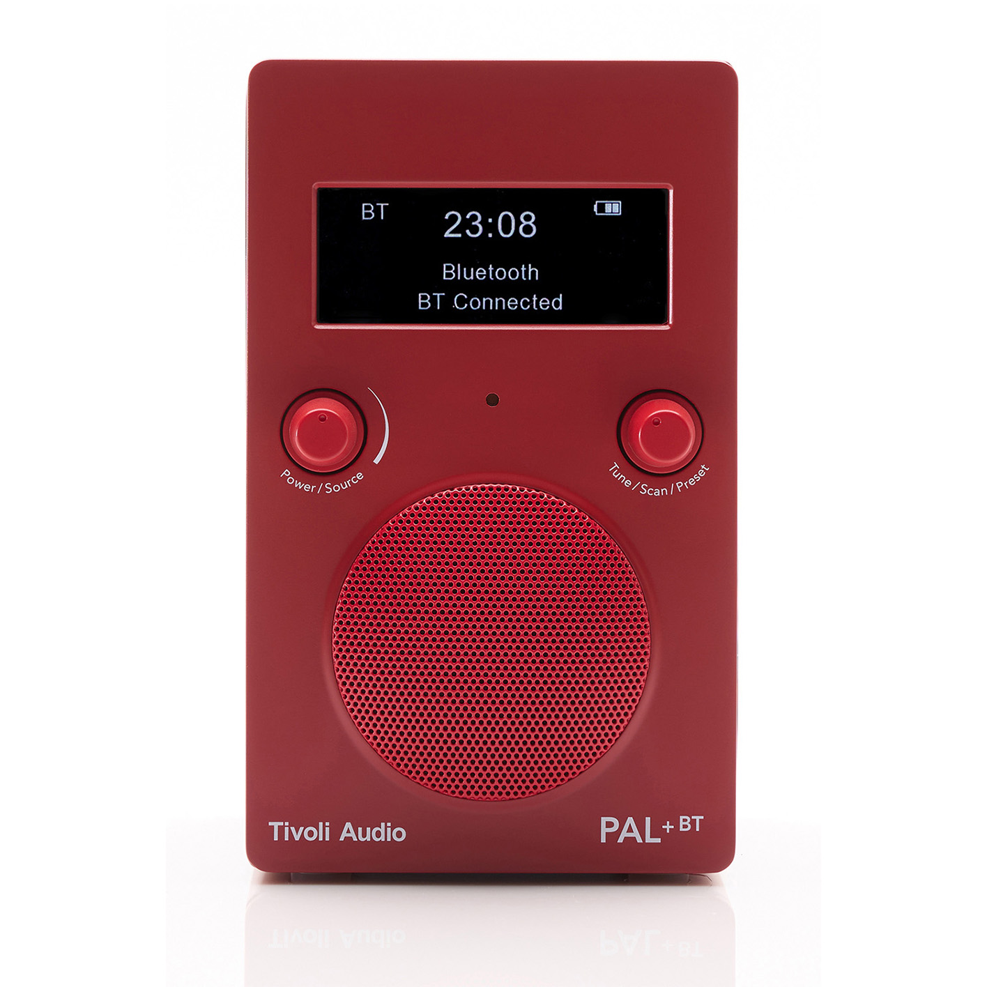 850070430487 Tivoli Audio Classic PAL+BT, red - DAB+/FM Radio med bluetoo TV & HIFI,Lyd,DAB radioer 15400001290 PPBT3-3048-UNL