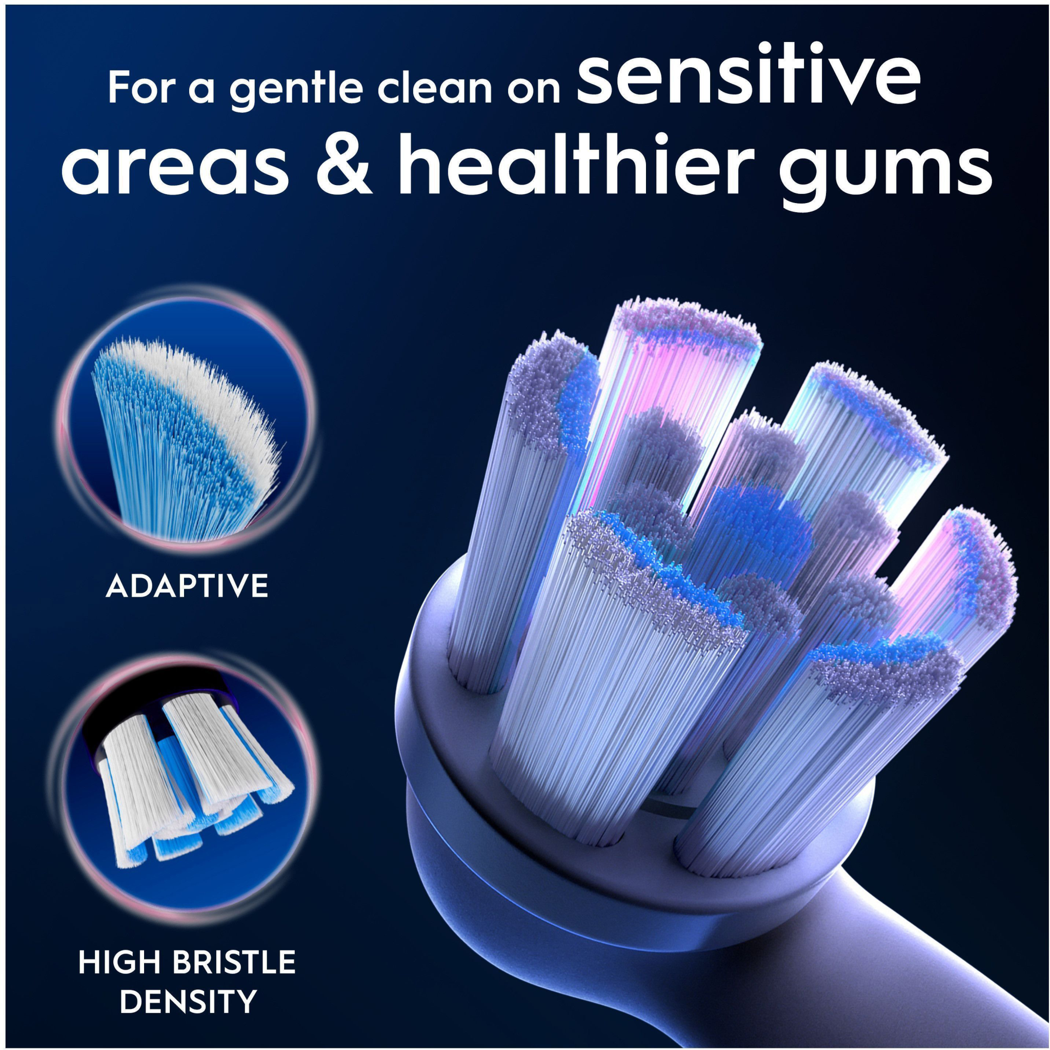 8700216195485 Oral-B Refill iO Gentle Care, white 6-pak - Løse børster Personlig pleje,Tandpleje,Tilbehør til tandpleje 2190013941 iO Gentle Care White 6ct