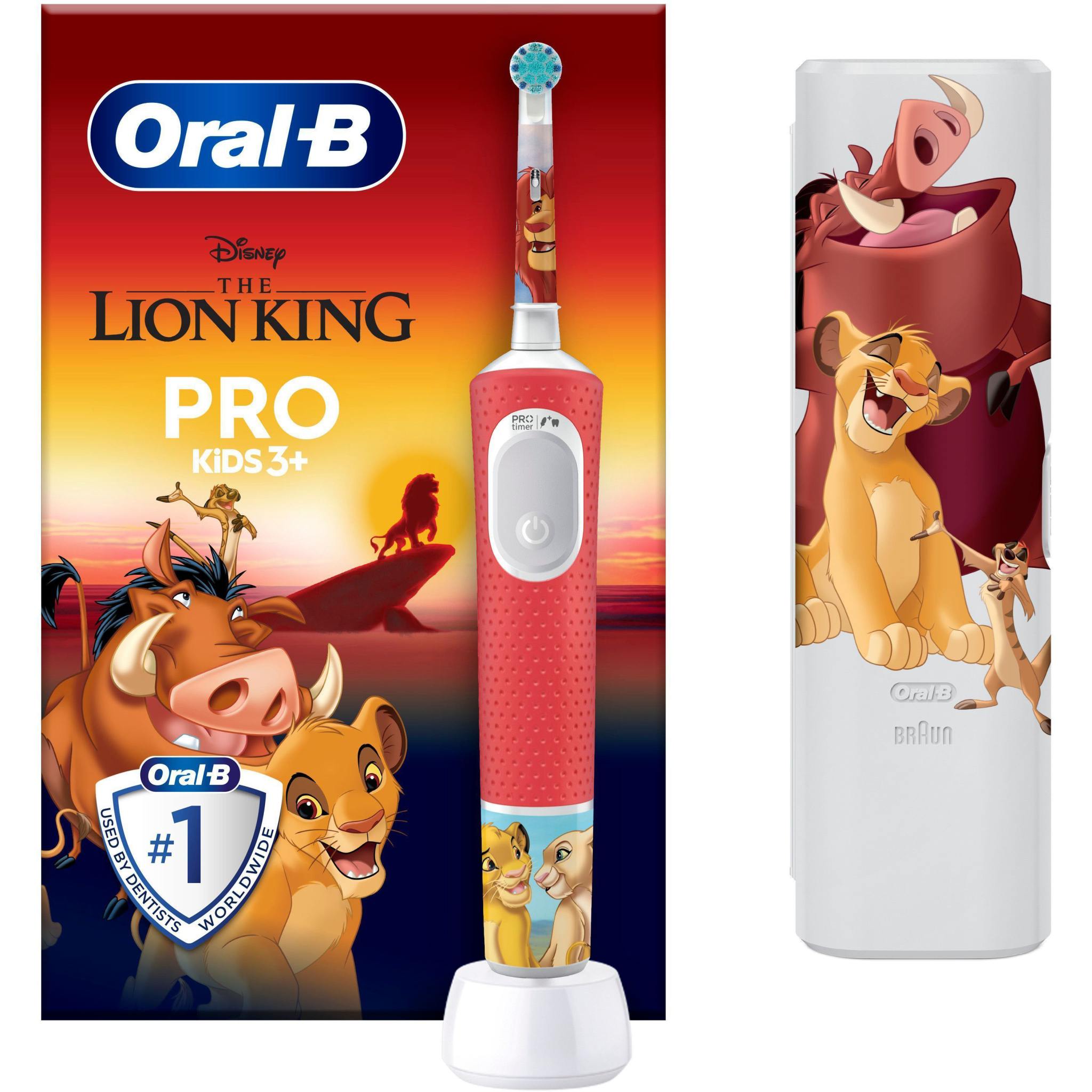 8700216297257 Oral-B Vitality Pro Kids el-tandbørste Lion King Personlig pleje,Tandpleje,El-tandbørster 2190013940 Vitality Pro Kids Lion King,