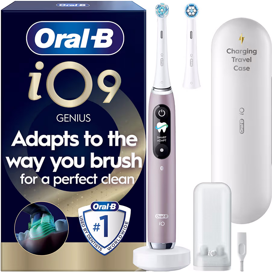 8700216387194 Oral-B iO9S Rose Quartz el-tandbørste Personlig pleje,Tandpleje,El-tandbørster 2190016300 iOS9 Rose Quartz