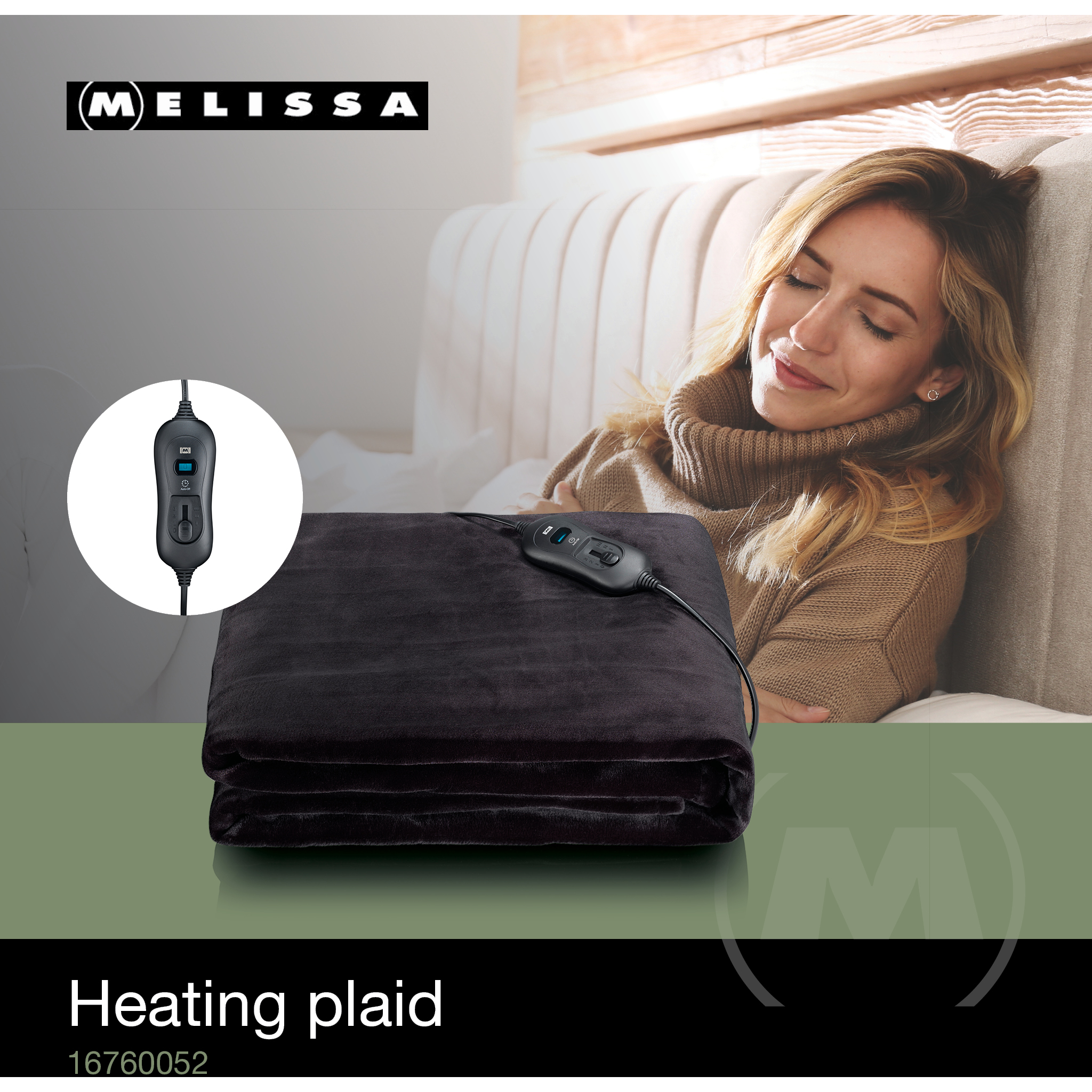 8711902080442 Melissa 16760052 Varmeplaid Personlig pleje,Velvære og massage,Varmepude/varmetæppe 5800000470 16760052