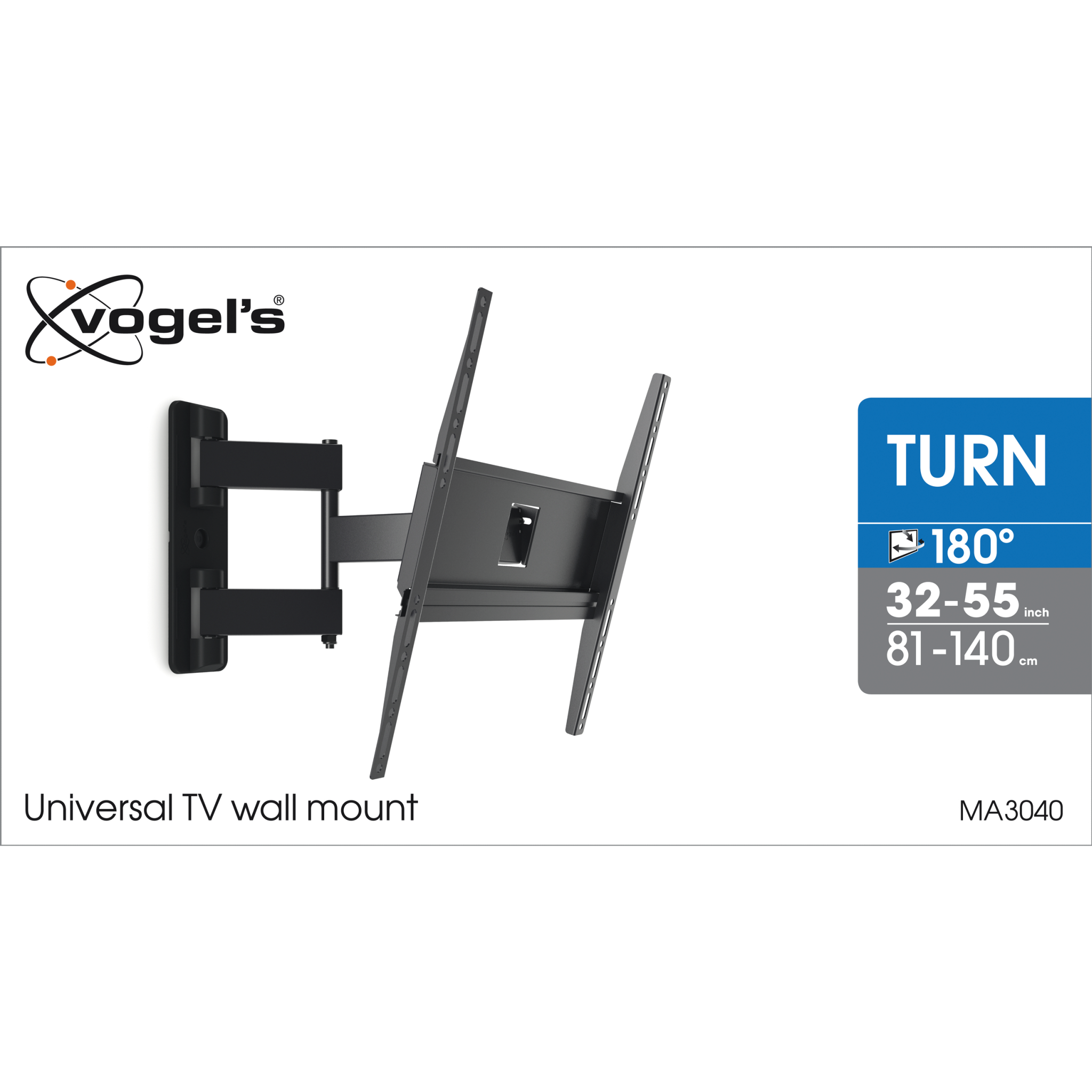 8712285337109 Vogels MA3040 Vægbeslag 180° drejelig 32-55'' - Vægbeslag TV & HIFI,TV,Vægbeslag 74600010130 MA3040