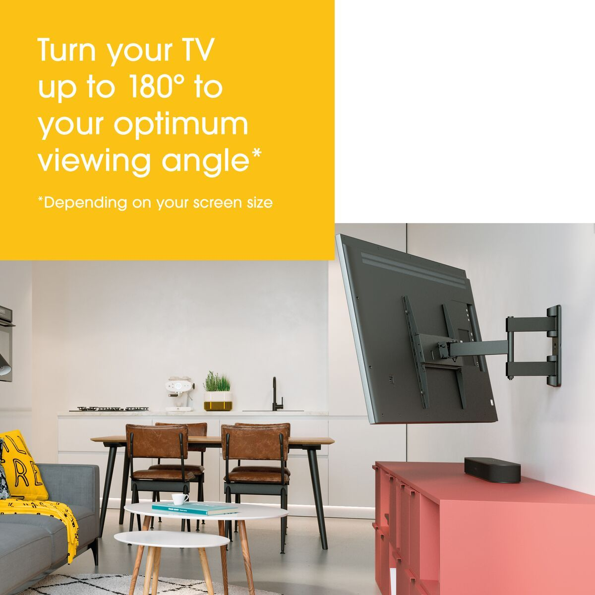 8712285339820 Vogels PP3 Wall-Mount Full-Motion - Vægbeslag TV & HIFI,TV,Vægbeslag 74600010010 PP3