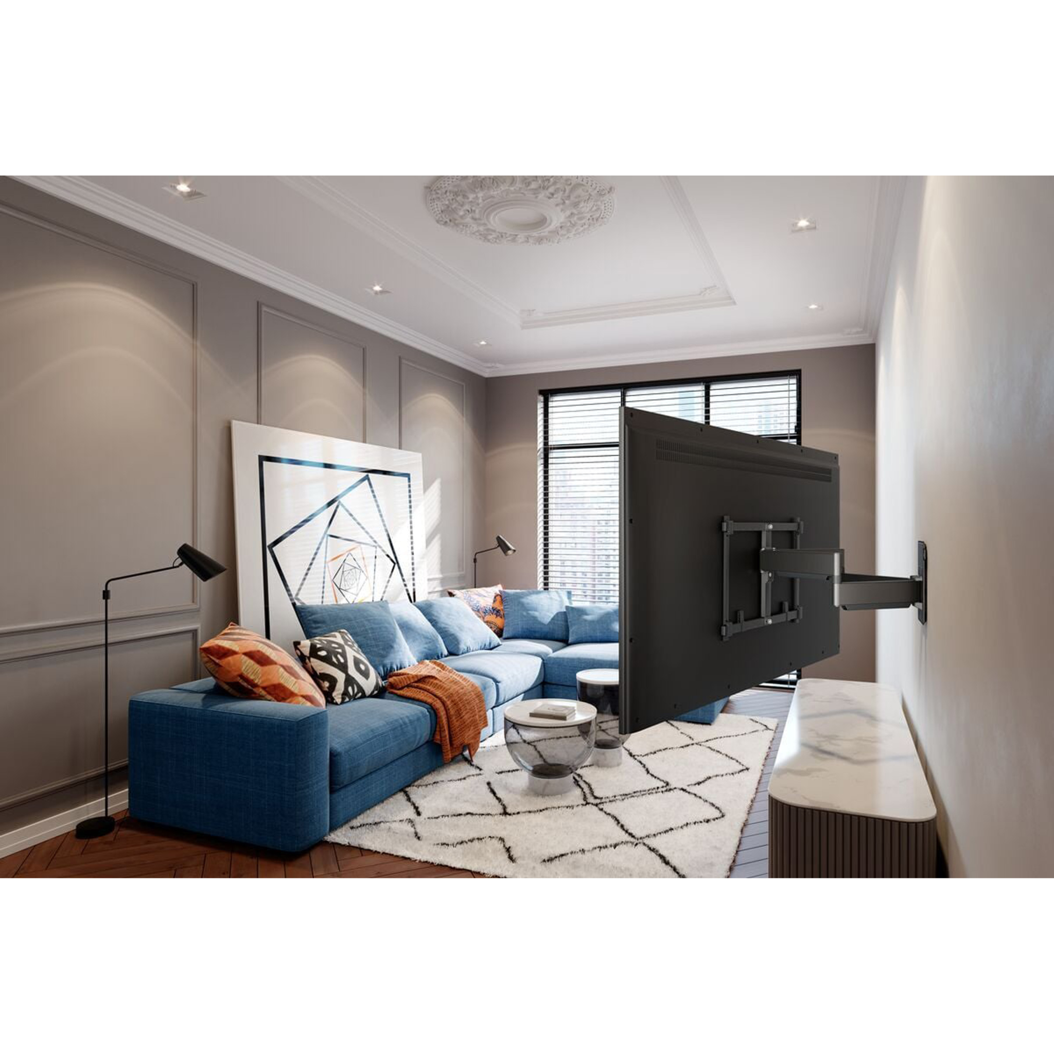 8712285354816 Vogels TVM 5855 Elite Full-Motion TV 55-100 vægbeslag TV & HIFI,TV,Vægbeslag 2190014613 TVM 5855