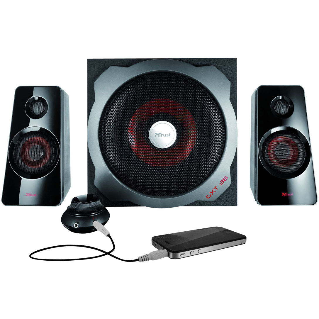 8713439190236 TRUST GXT 38 2.1 SUBWOOFER SPEAKER SET - Højttalere Computer & IT,Gaming,Gaming tilbehør 18900007690 19023