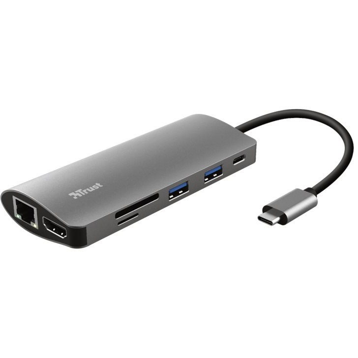 8713439237757 TRUST DALYX 7-IN-1 USB-C ADAPTER Computer & IT,Tilbehør computer & IT,Diverse 18900007320 23775