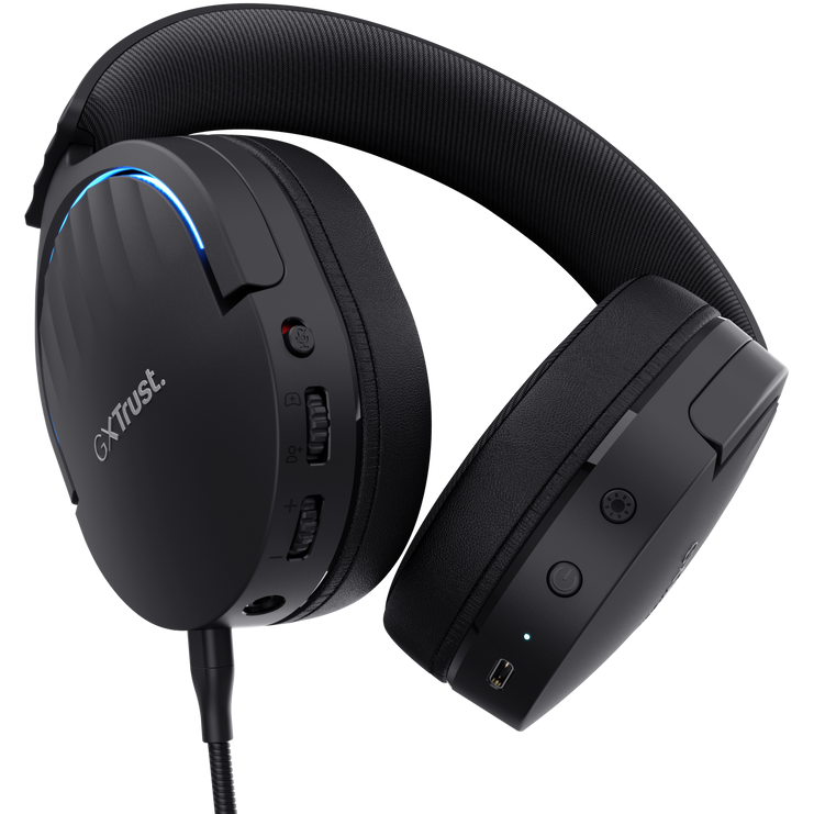 TRUST GXT491 FAYZO WIRELESS HEADSET - BLACK - Headset