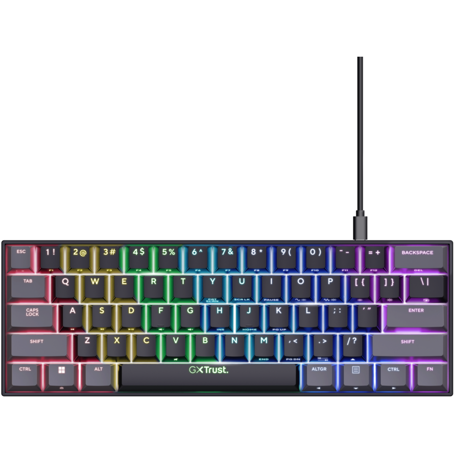 8713439254525 Trust GXT867 Acira 60% mini gaming keyboard (nordic) 302438 Computer & IT,Gaming,Gaming keyboards 28900000280 25452