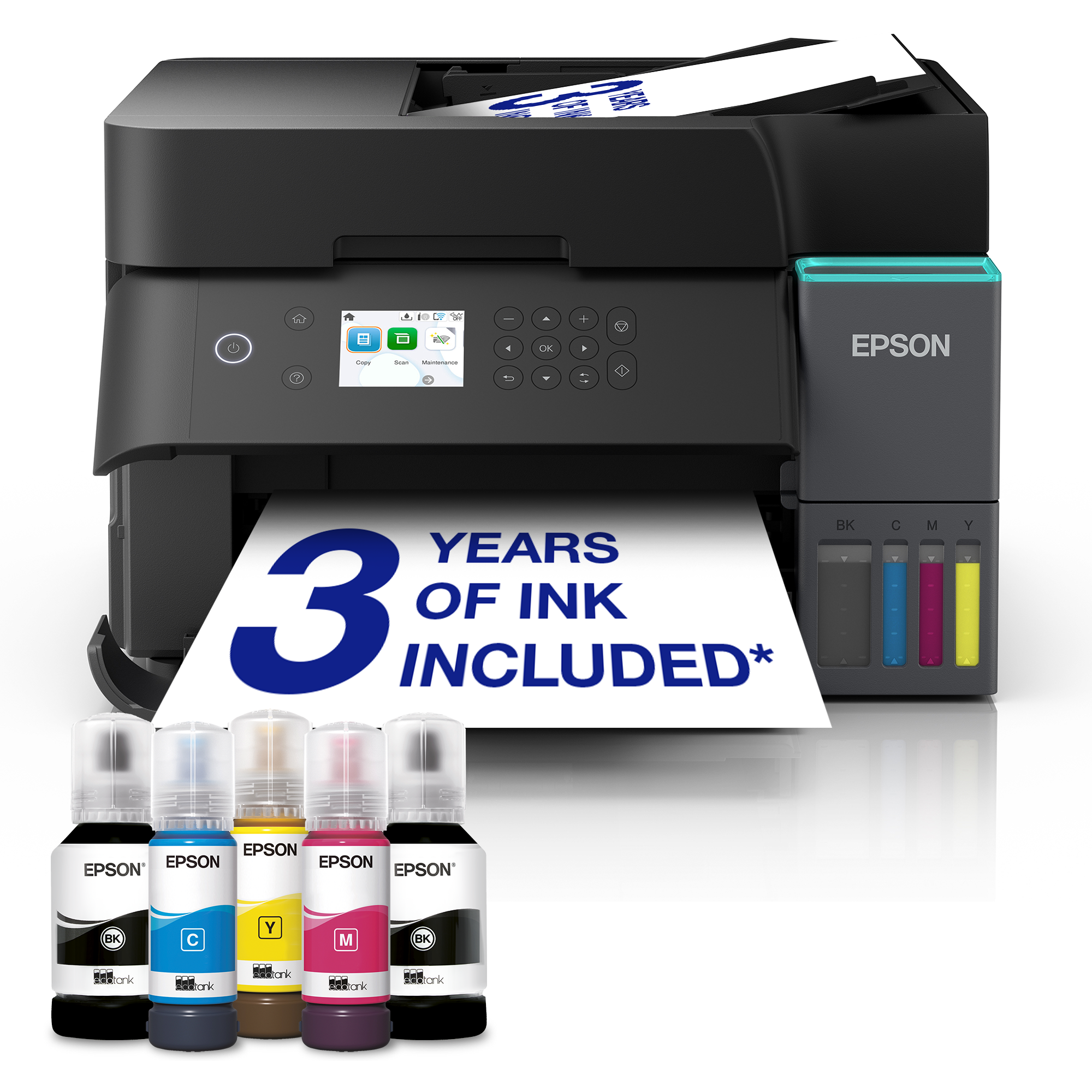 8715946732558 Epson EcoTank ET-3950 A4-multifunktionsprinter Computer & IT,Printere & Scannere,Inkjet printere 2190015703 C11CL43402