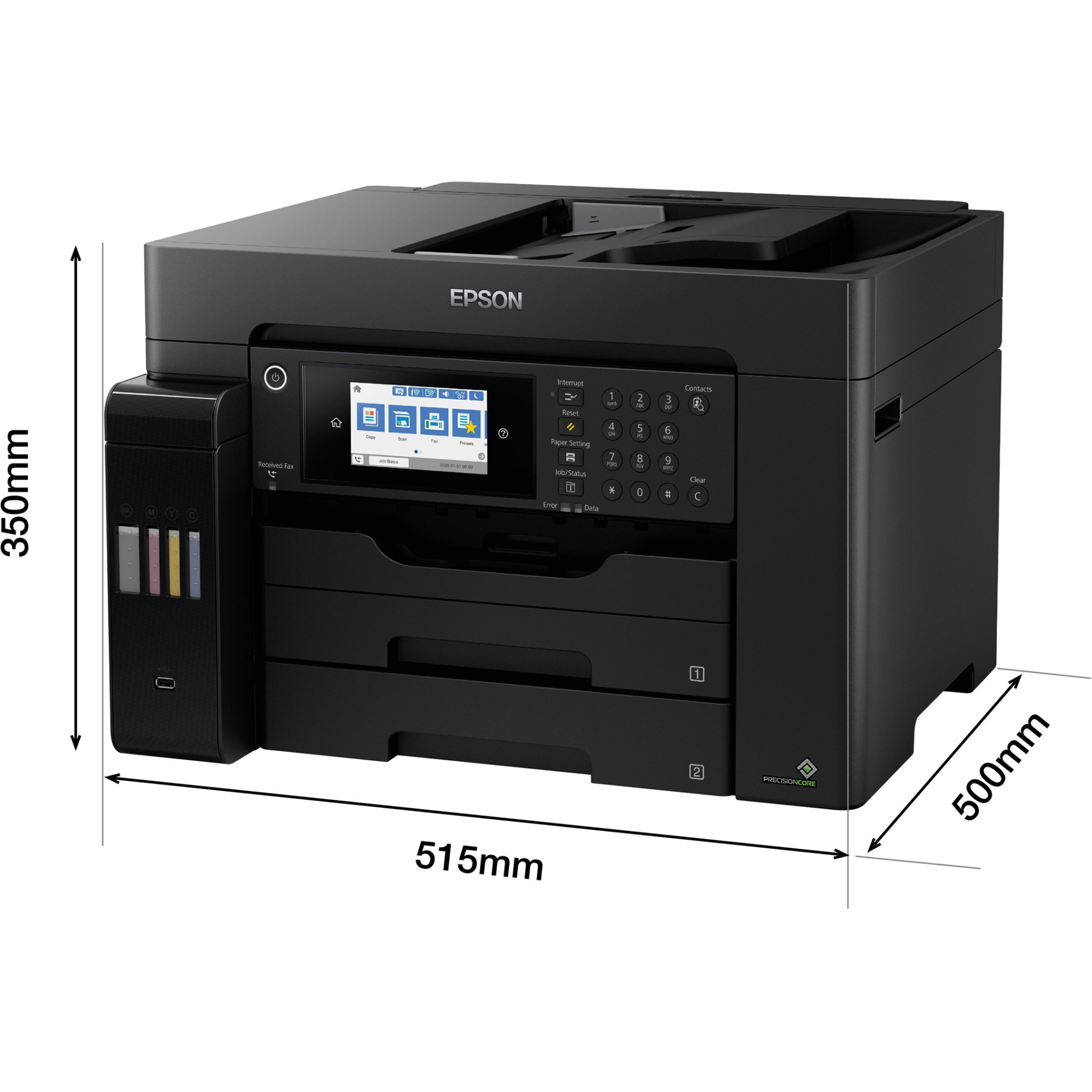 8715946734545 Epson Ecotank ET-16655 - Multifunktionsprinter Computer & IT,Printere & Scannere,Inkjet printere 2190012960 C11CH71411