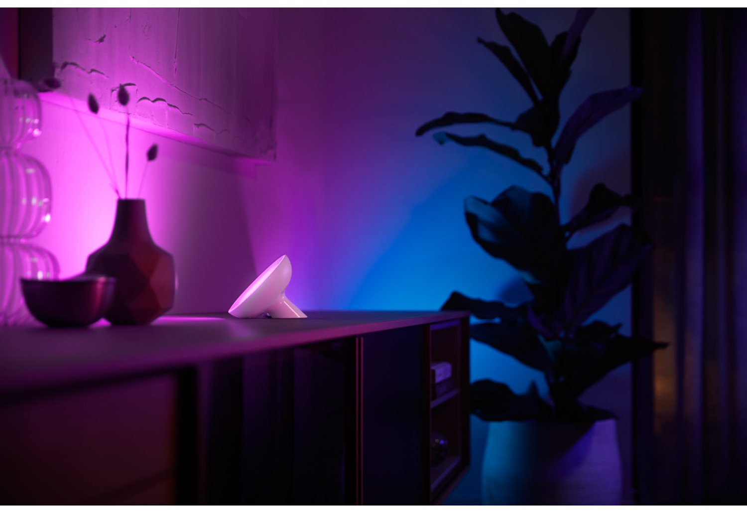 8718699770983 Philips Hue Bloom White & Color Ambiance - Bordlampe Philips HUE,Hue Bordlamper,Hue Bordlamper 2100016330 Bloom White & Color Ambiance