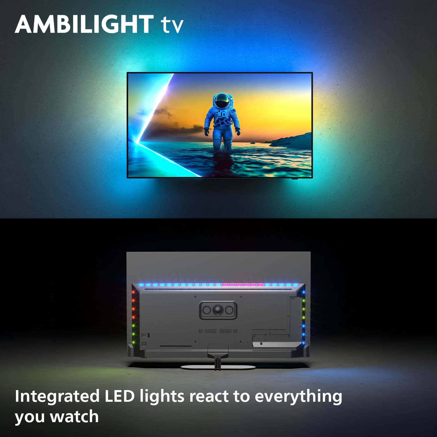 8718863046470 Philips 55OLED810/12 - OLED 4K Google TV med Ambilight TV & HIFI,TV,TV 2190013222 55OLED810/12