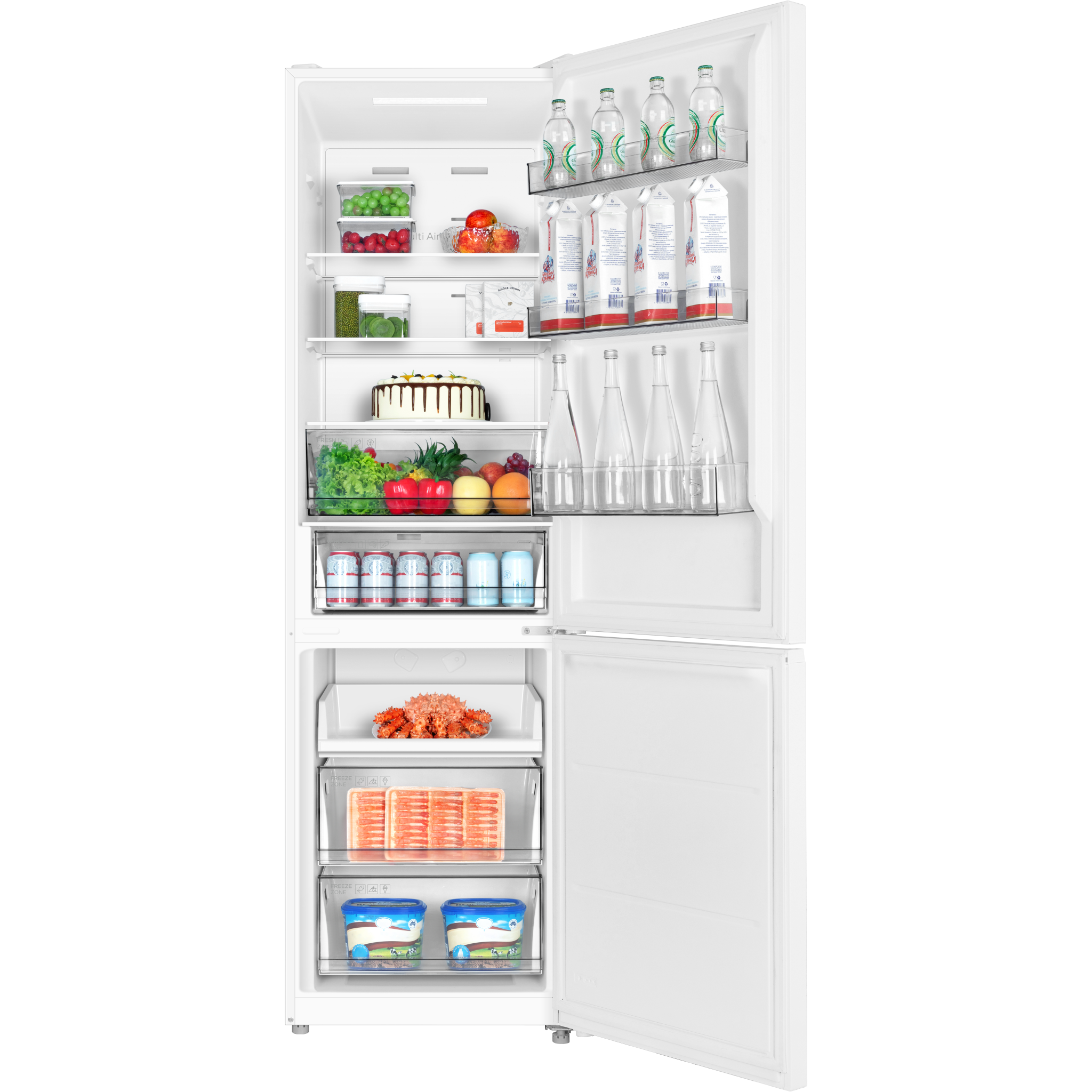 8720568111032 TCL RP409BWE0NE fritstående kølefryseskab Hvidevarer,Kølefryseskabe,Fritstående kølefryseskabe 2190015709 RP409BWE0NE
