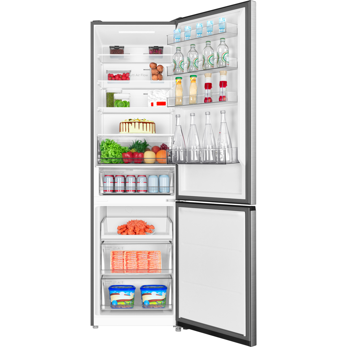 8720568111063 TCL RP456BIE0NE fritstående kølefryseskab Hvidevarer,Kølefryseskabe,Fritstående kølefryseskabe 2190015712 RP456BIE0NE