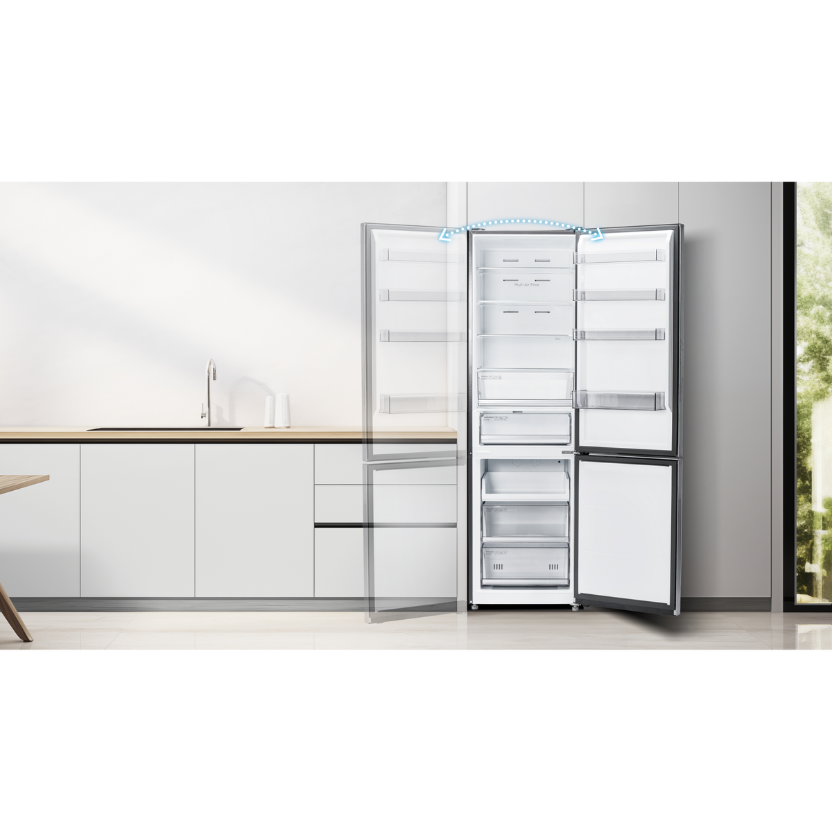 8720568111063 TCL RP456BIE0NE fritstående kølefryseskab Hvidevarer,Kølefryseskabe,Fritstående kølefryseskabe 2190015712 RP456BIE0NE