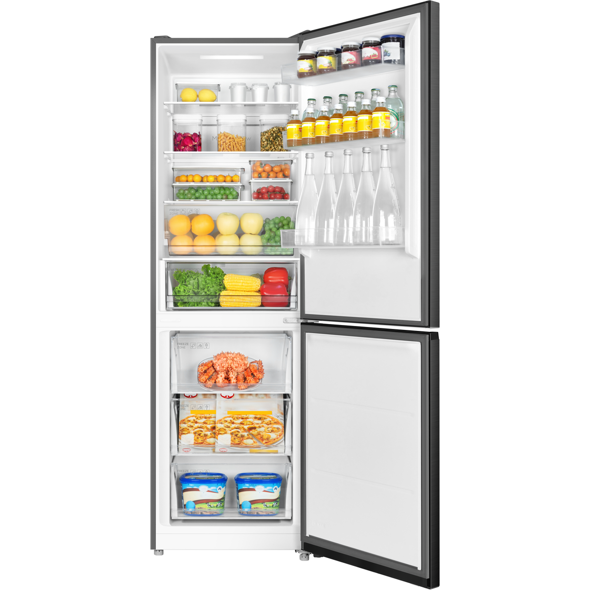 8720568115306 TCL RP406BBD0 fritstående kølefryseskab Hvidevarer,Kølefryseskabe,Fritstående kølefryseskabe 2190015716 RP406BBD0