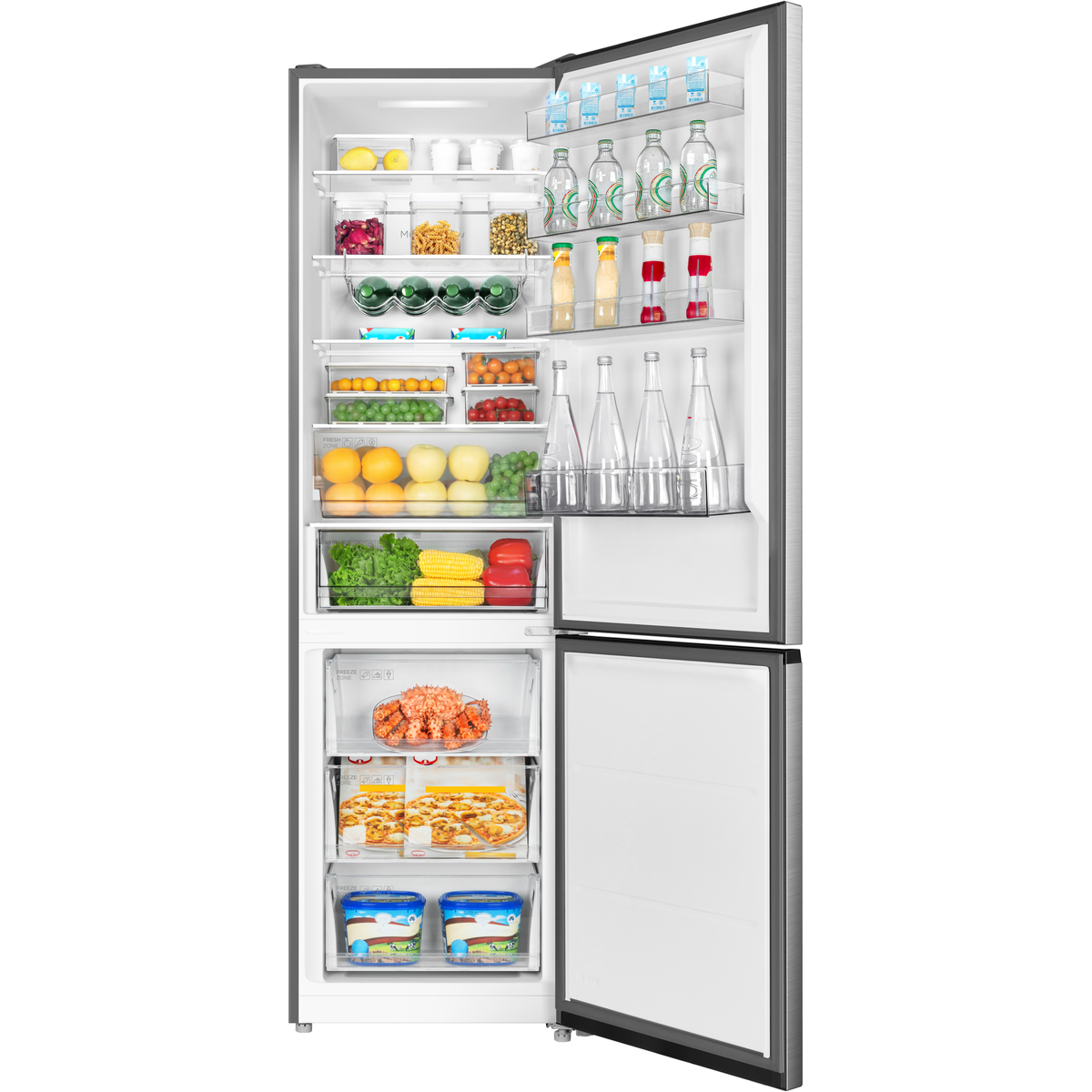 8720568115313 TCL RP455BLD0 fritstående kølefryseskab Hvidevarer,Kølefryseskabe,Fritstående kølefryseskabe 2190015717 RP455BLD0