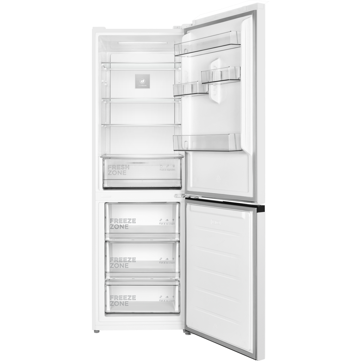 8720568115450 TCL RF442BWE0 fritstående kølefryseskab Hvidevarer,Kølefryseskabe,Fritstående kølefryseskabe 2190015706 RF442BWE0