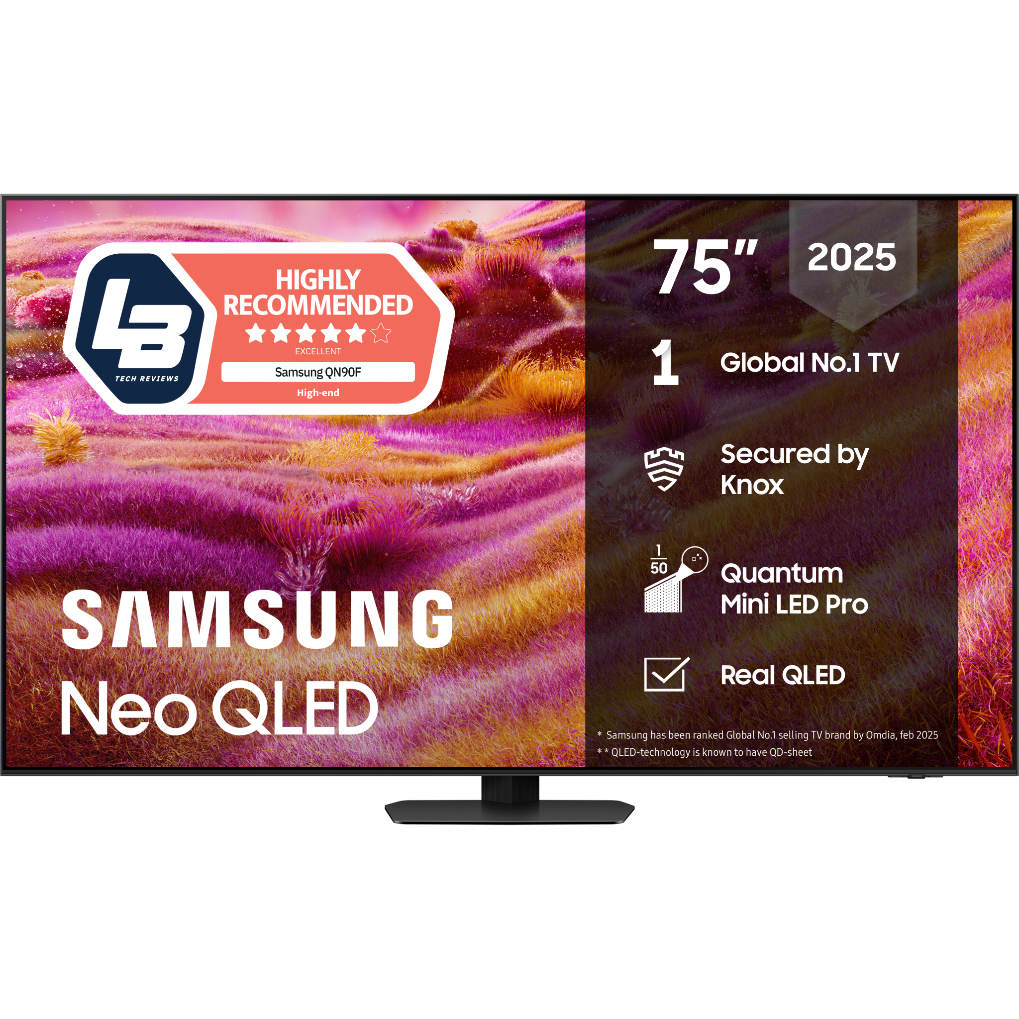 8806097067795 Samsung TQ75QN90FATXXC - Neo QLED 4K Vivion AI Smart TV TV & HIFI,TV,TV 2190012793 TQ75QN90FATXXC
