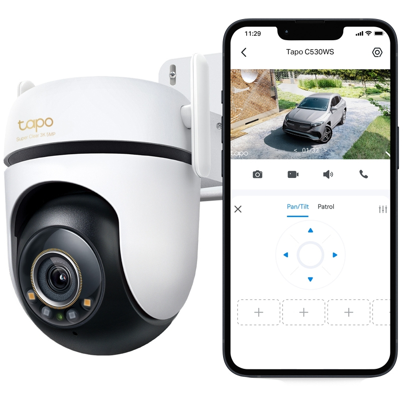 8885020624984 TP-Link Tapo C530WS WiFi overvågningskamera pan/tilt Hus & Have,Smart Home,Alarm & overvågning 2190016134 C530WS