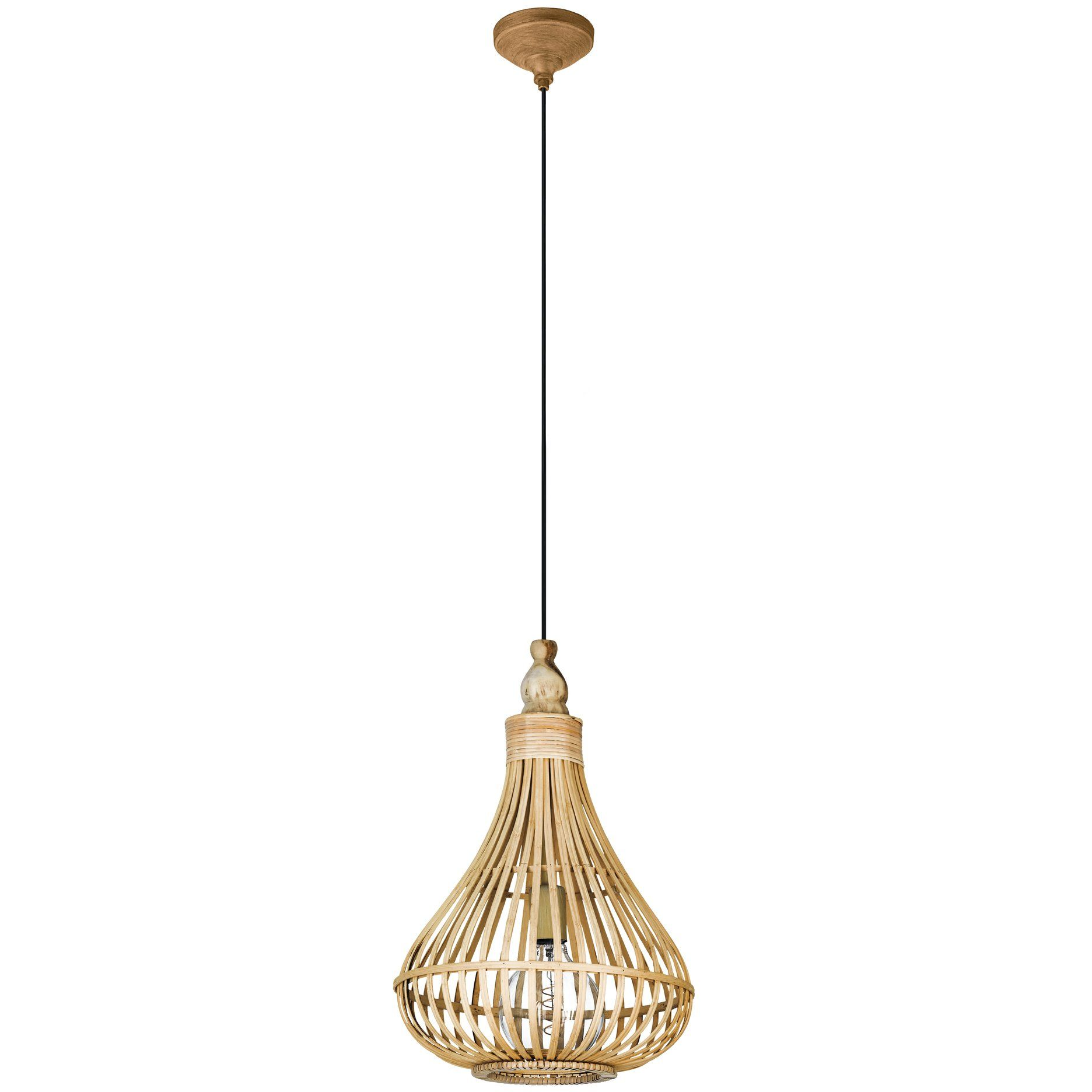 9002759497729 Eglo AMSFIELD Ø35 bambus - Pendel Lamper,Pendler-/ Hængelamper,Pendler/Hængelamper 83100006220 49772