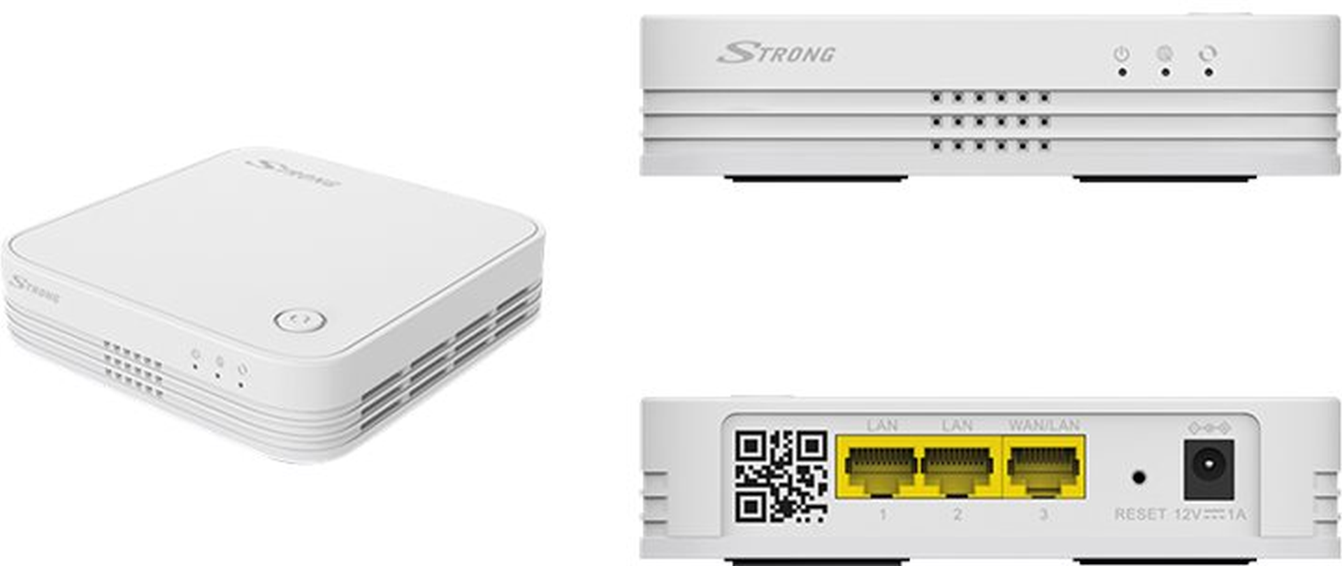 9120072372025 Strong Mesh 1200 Home Kit - 200m2 (2,4+5GHz) 2 st. ATRIA Mes Computer & IT,Netværk,Routere 20500237596 MESH1200-2