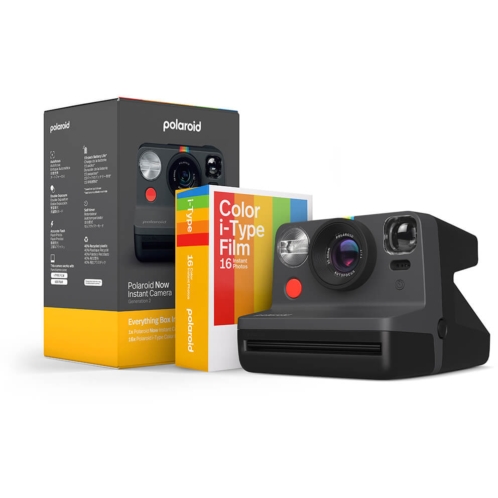 9120096774638 Polaroid Kamera Now Gen. 2 Everything Box,  sort - Instantka Foto,Analog kameraer,Analog kameraer 15000003700 