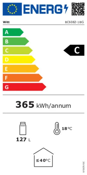 Witt BC6082-1BG - Fritstående vinkøleskab