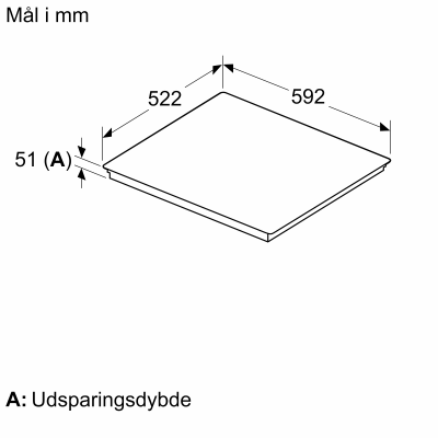 Bosch PIE631HB1E - Induktionskogeplade