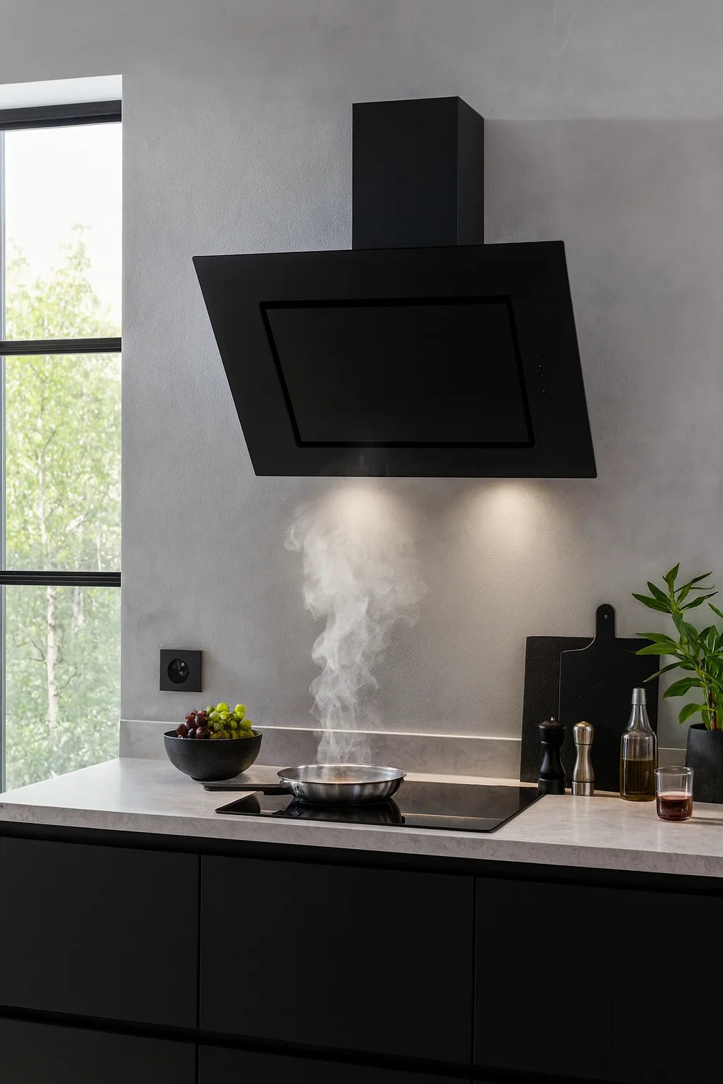 Silverline SM 3262-90 SR - Væghængt emhætte