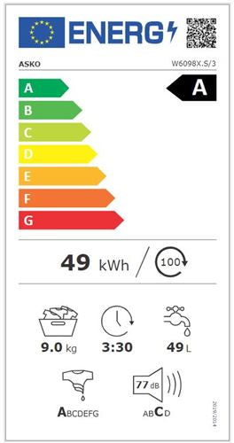 ASKO W6098X.S/3 - Frontbetjent vaskemaskine